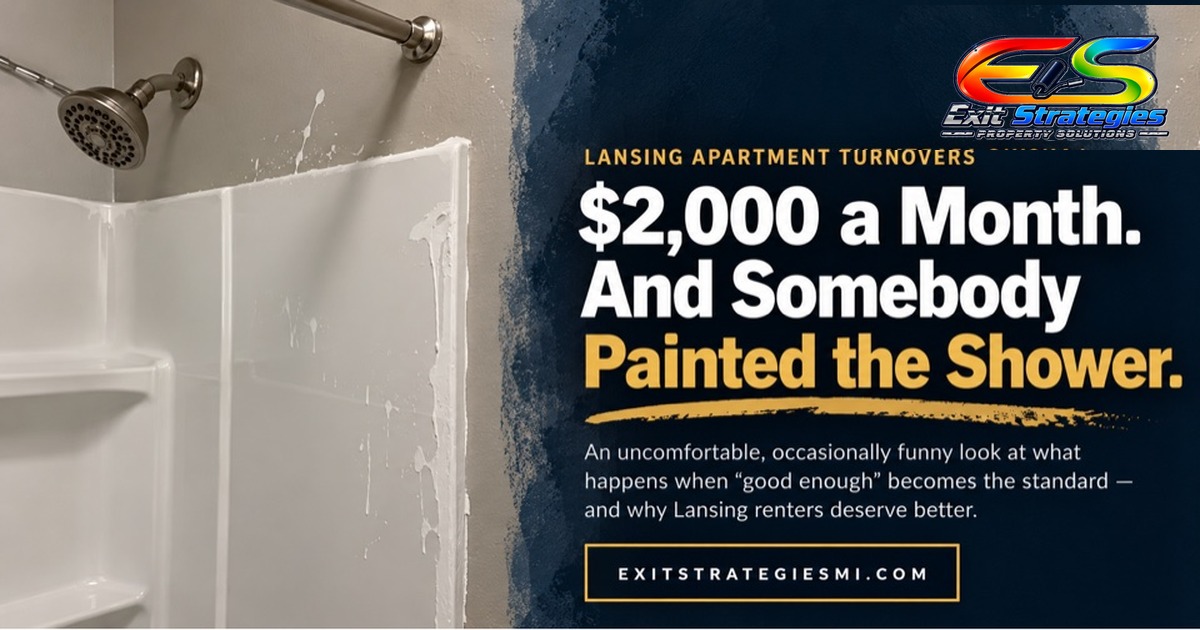Illustration for the article: $2,000 a Month. And Somebody Painted the Shower.